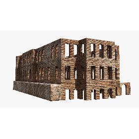 Esma Sultan Mansion Wall 3D model